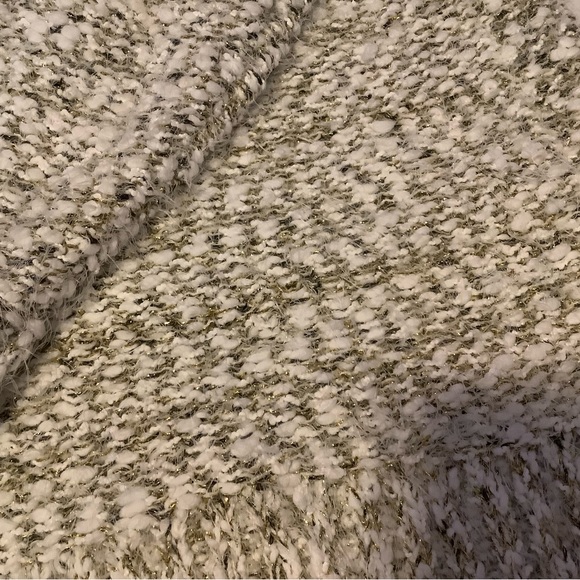 Lane Bryant Metallic Gold & White Sweater 22/24 - Picture 12 of 12